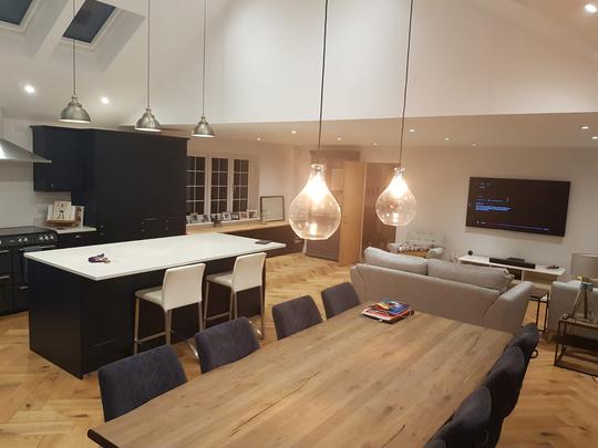 Open Plan Kitchen Extension in Newbury, Berkshire